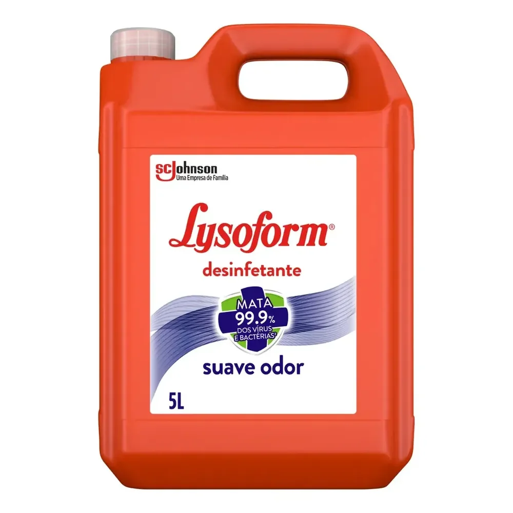 Desinfetante 5l Lysoform Líquido  Suave Odor Desinfetante Casa Para Limpeza Pesada