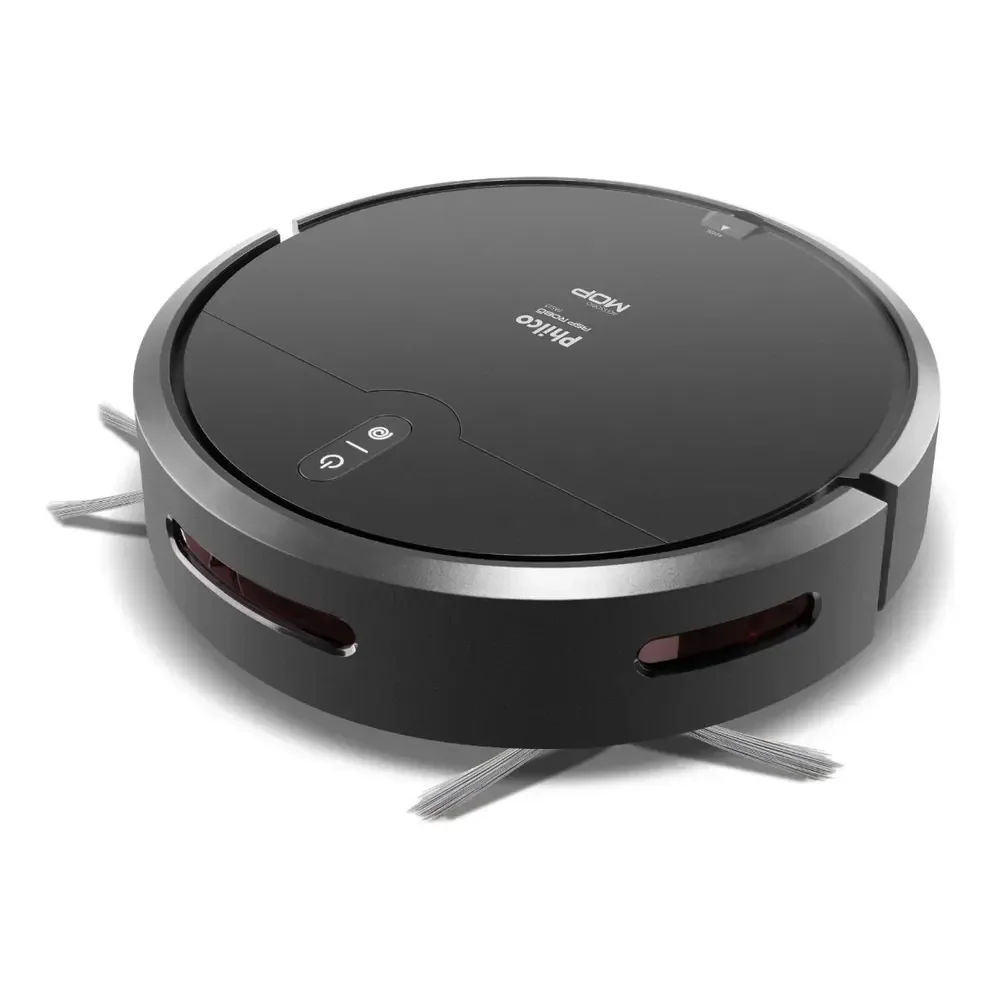 Aspirador De Pó Robô Philco 3 Em 1 Pas23 Com Mop Preto 127/220v
