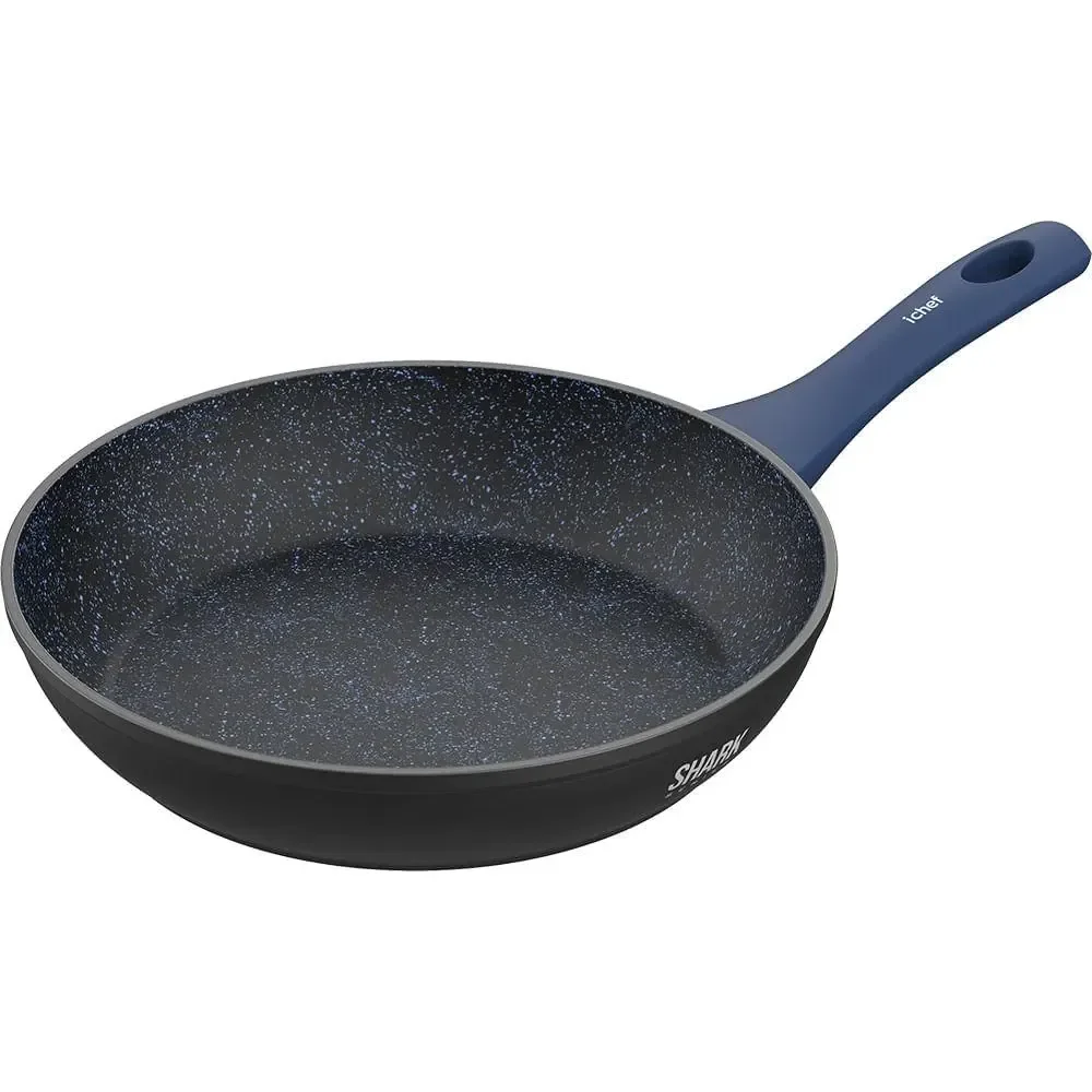 Panela Antiaderente Polishop Shark Series Home 24cm Ichef Azul