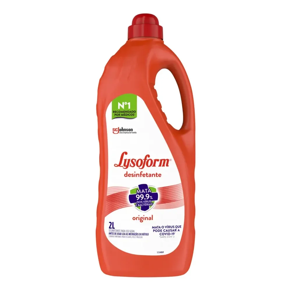 🛍️Desinfetante Lysoform Líquido Original Limpeza Pesada e Eficiente 2L