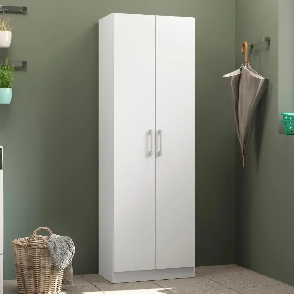 Armário Utilitário Multiuso 2 Portas Branco Carraro Branco