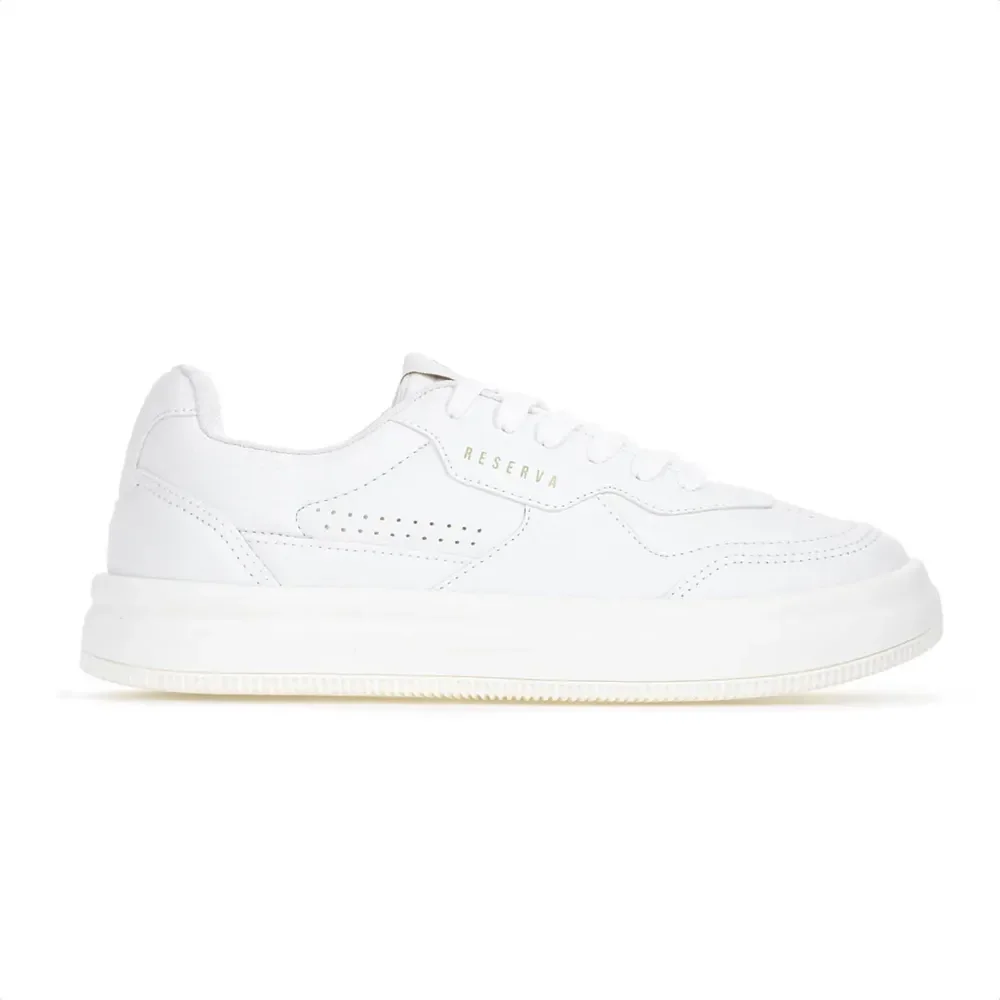 Tênis Reserva Masculino Casual Cano Baixo Antiderrapante Branco 41 Br