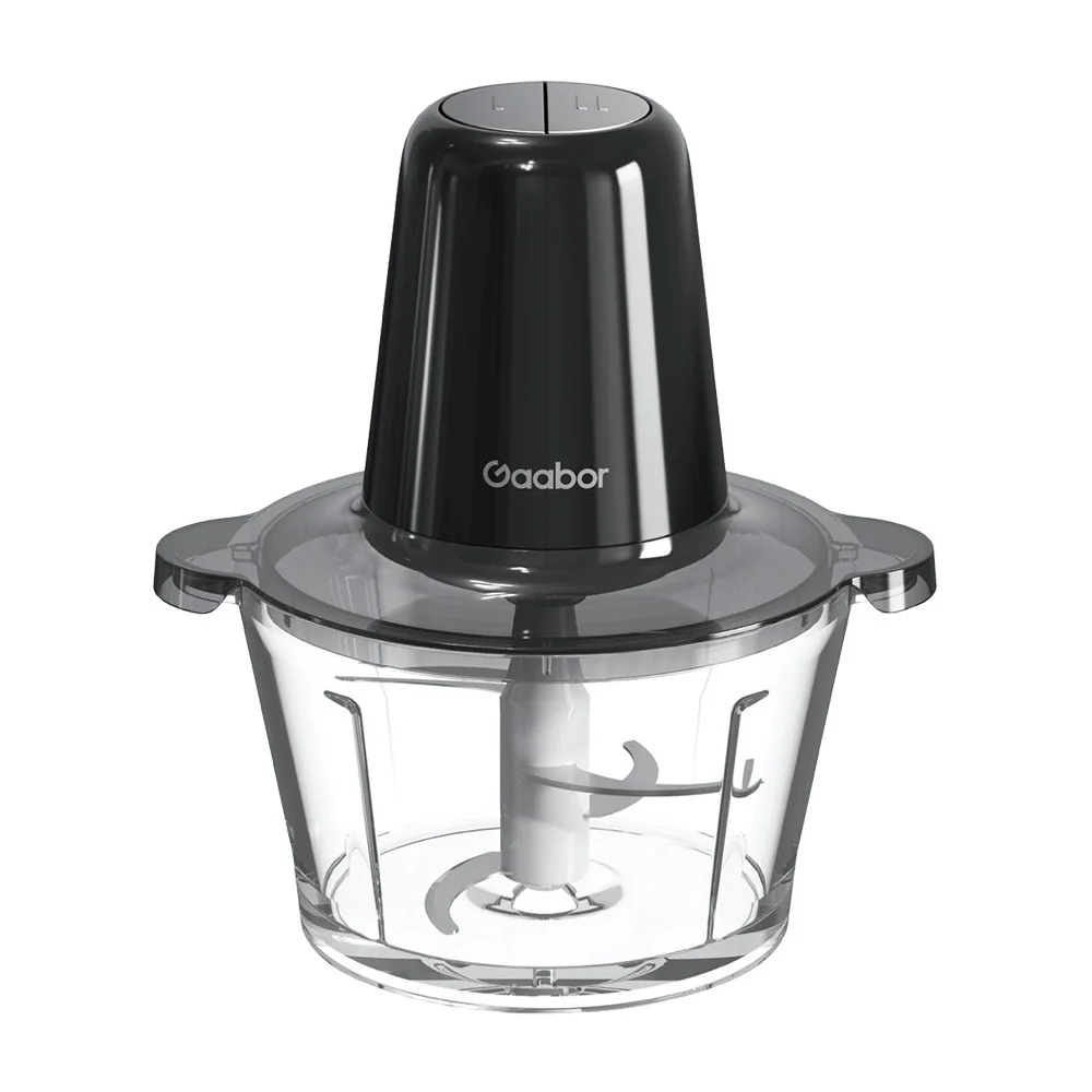 🛍 Gaabor Triturador  Processador Carne Legumes 2L 4 Lâminas Aço Tigela Vidro Multifuncional MG-15M02A