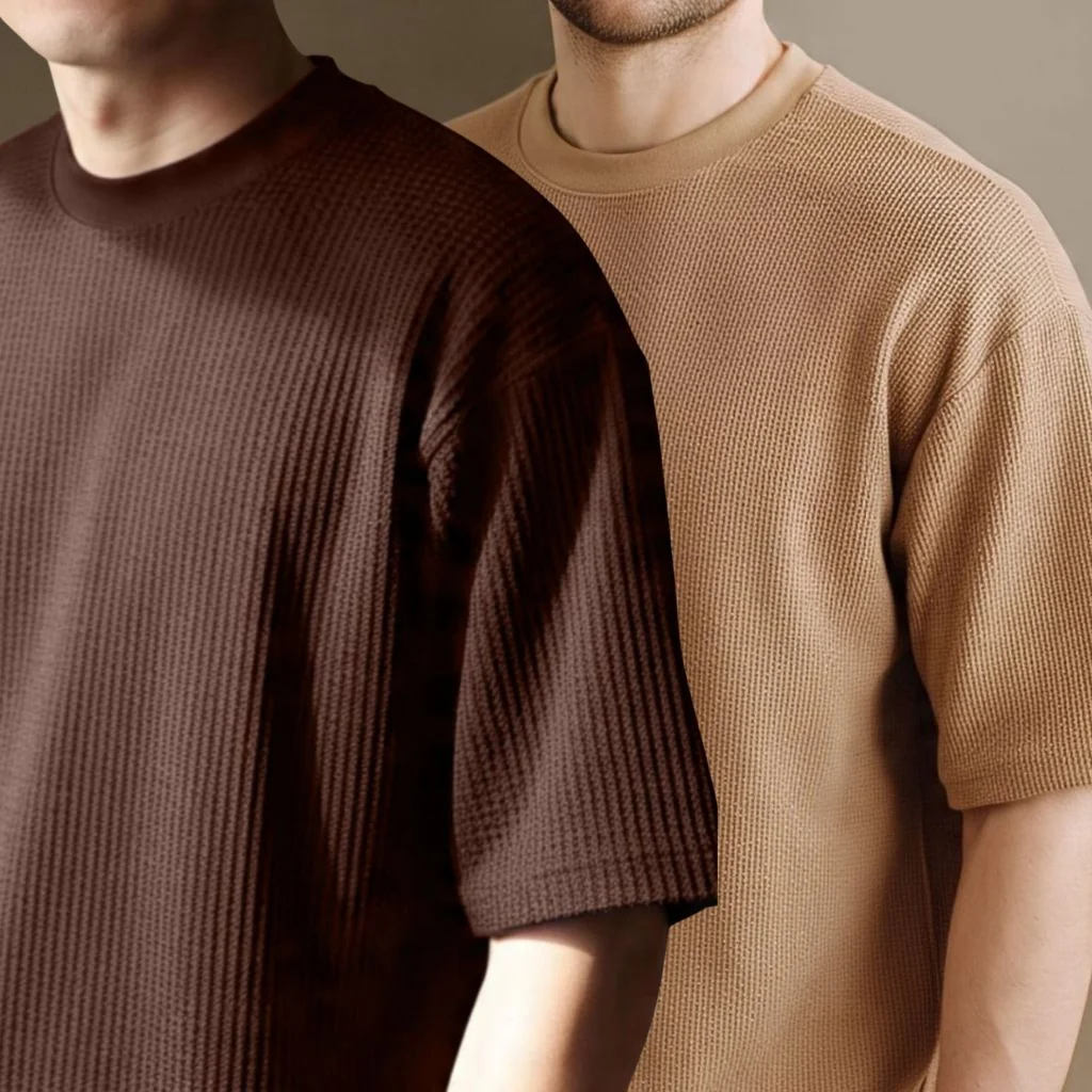 Kit 2 Camiseta Oversized Casual Básica Lisa Reta