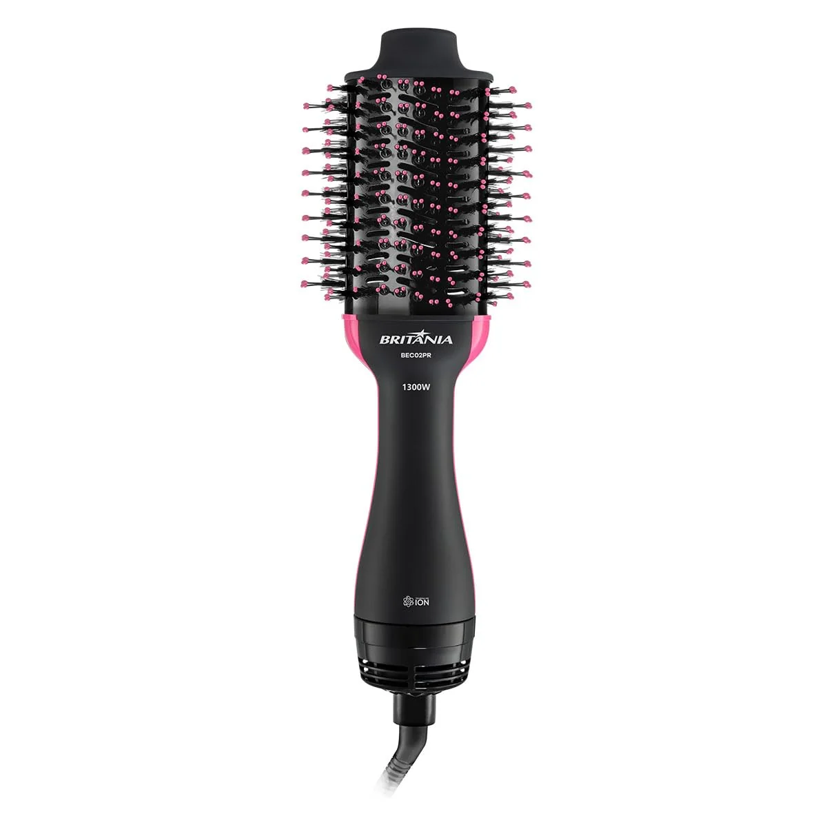 Escova Secadora Britânia BEC02PR Bivolt 4 em 1 1300W