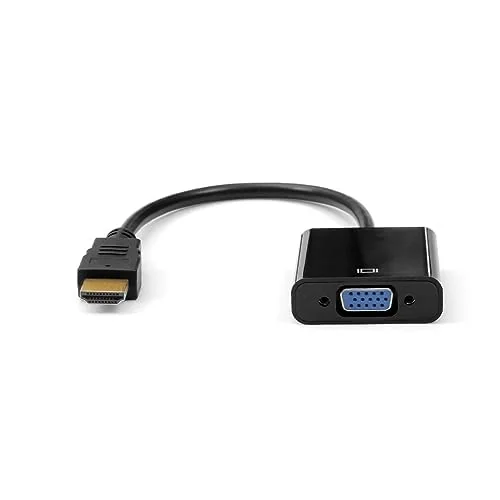 PlusCable Cabo Adaptador de video HDMI Macho para VGA Femea ADP-HDMIVGA10BK