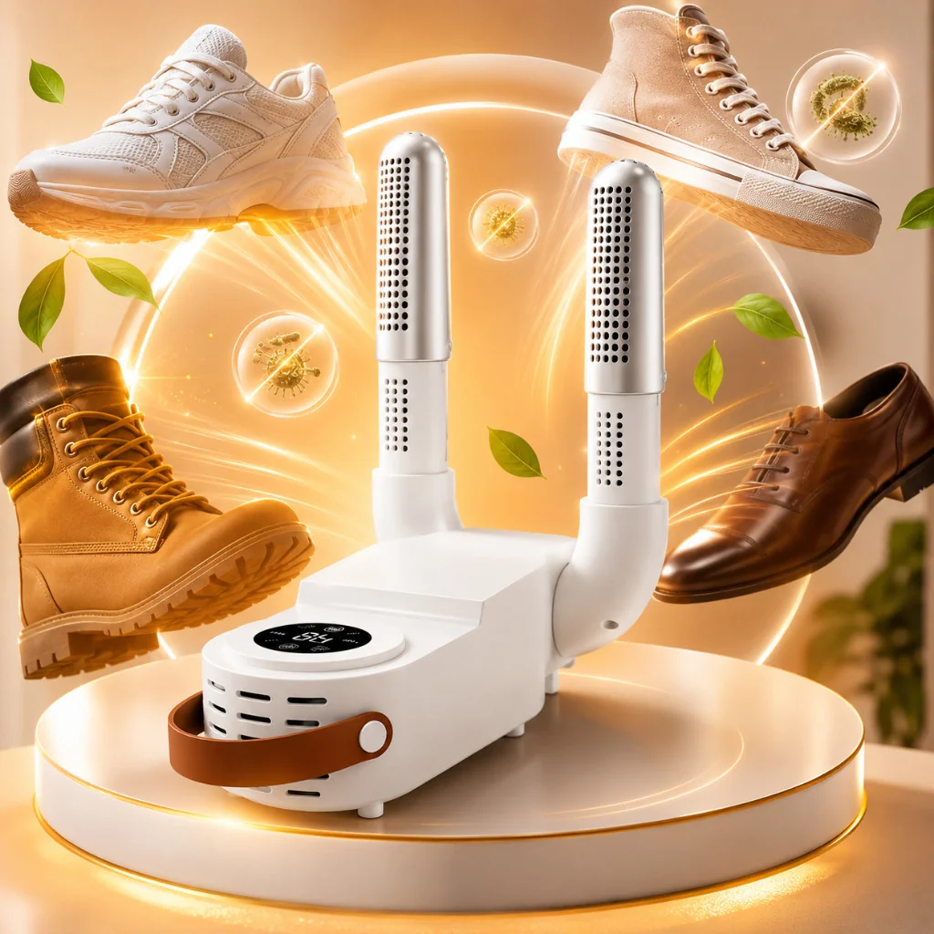 Secador De Sapato Inteligente Dobrável Tênis Elimina Umidade Mal Cheiro E Odor 110V / 220V