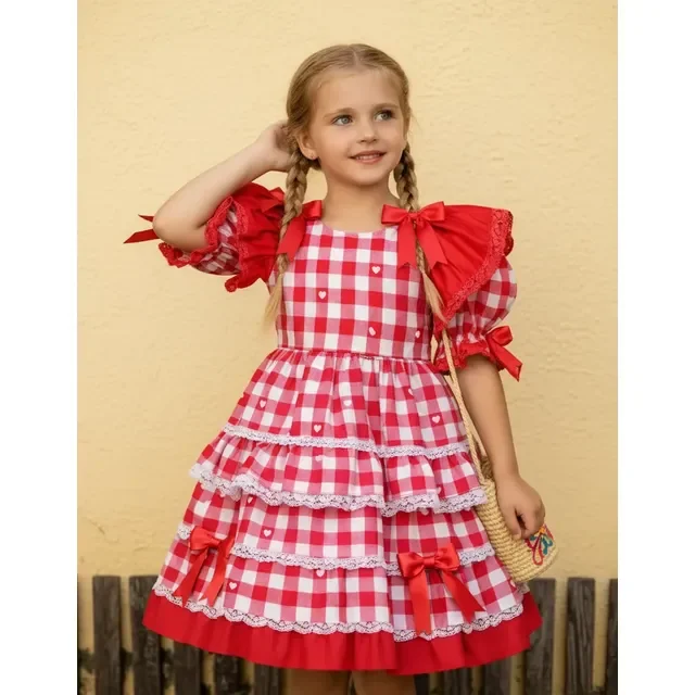 Vestido Infantil Festa Junina Quadrilha Caipira Sao Joao