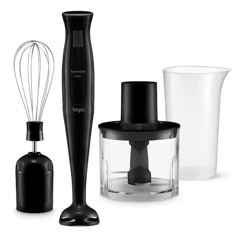 Mixer Vertical Turbo Chef Elgin 3 Em 1 200w Preto 110v Preto
