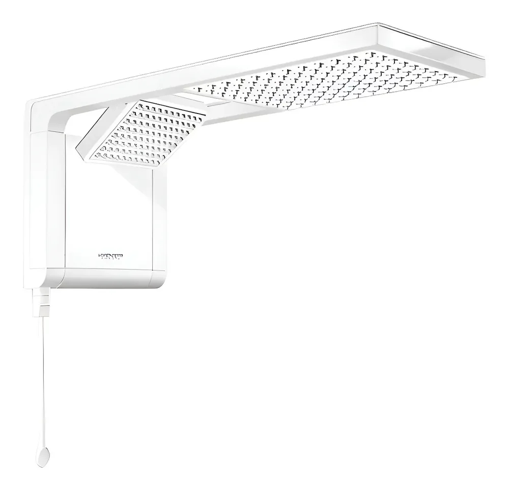 Chuveiro Eletrônico Lorenzetti Acqua Duo Ultra 220V 7800W Branco