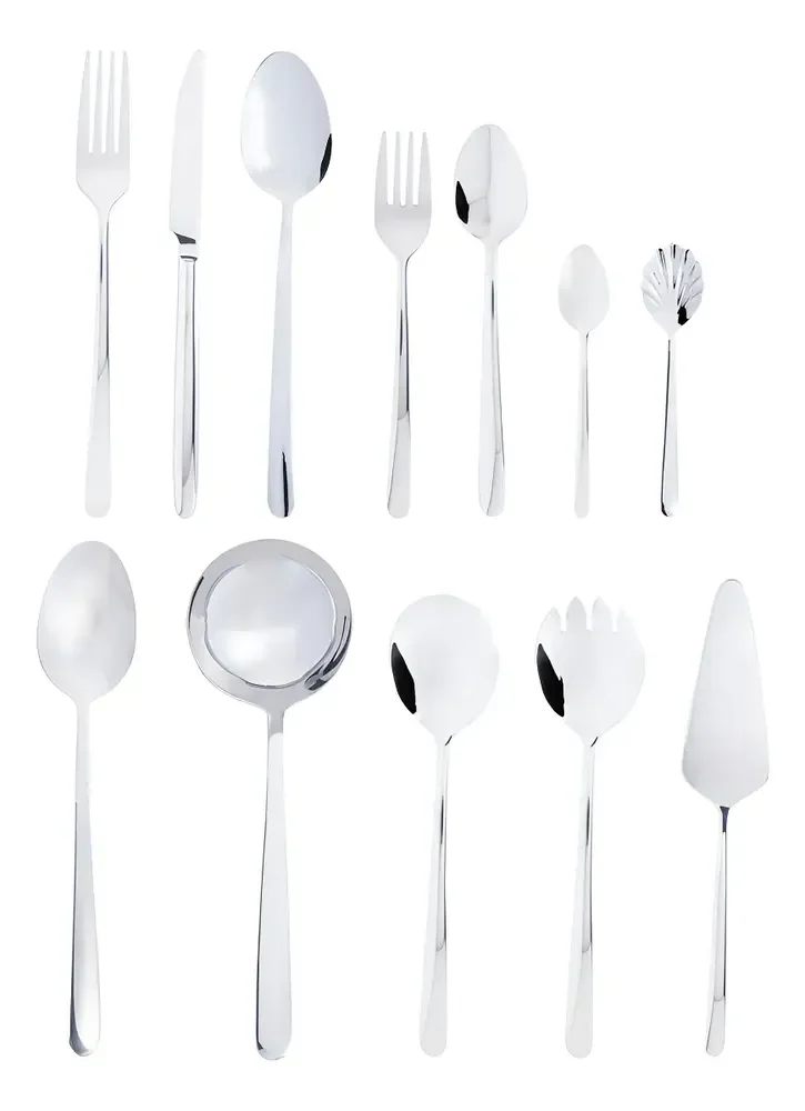 Faqueiro Wolff Viena 54 Peças Aço Inox Serve 6 Pessoas Premium