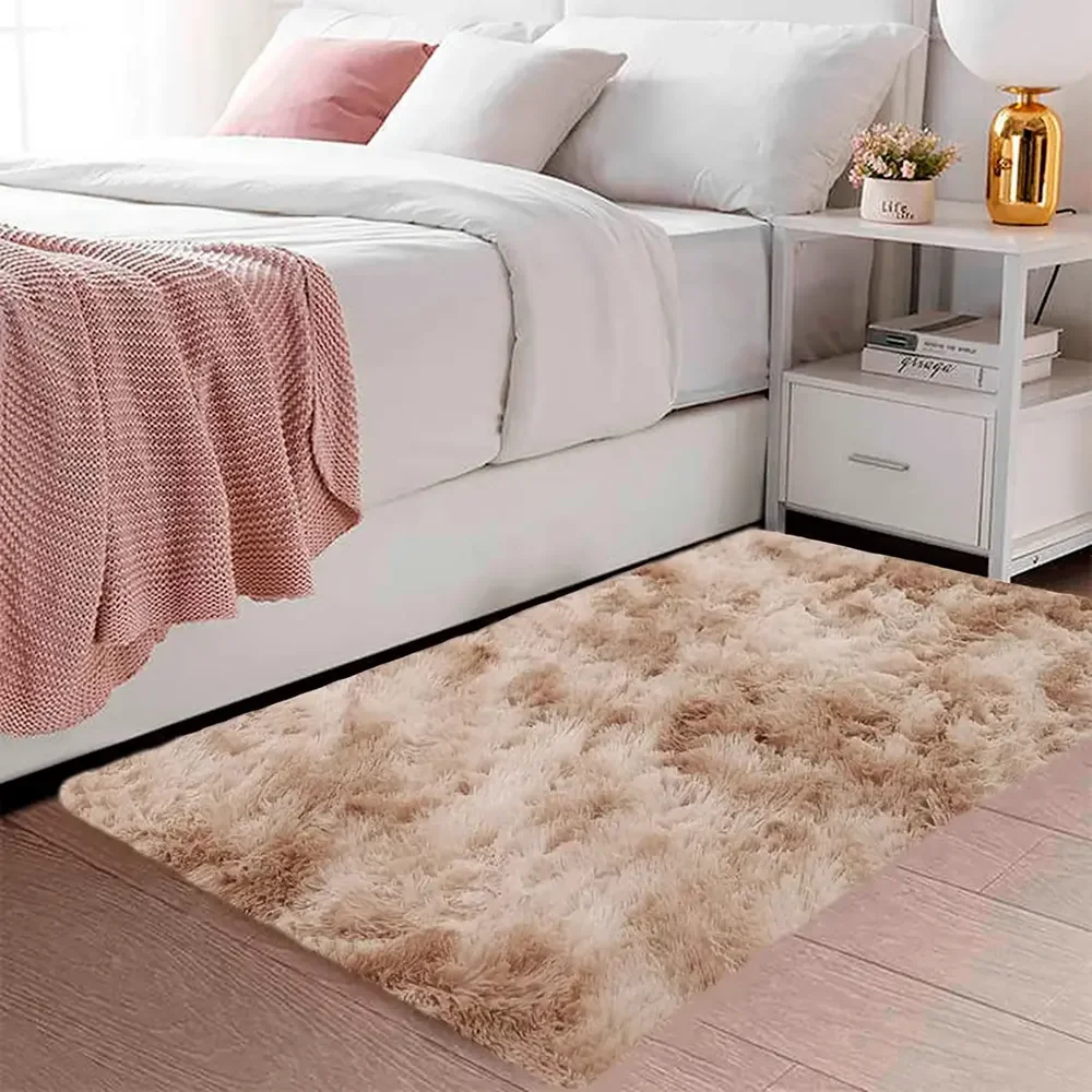 Passadeira Texfine Têxtil Felpuda Corredor 2x0,60 Bege Mesclado Poliéster 2 M 60 Cm