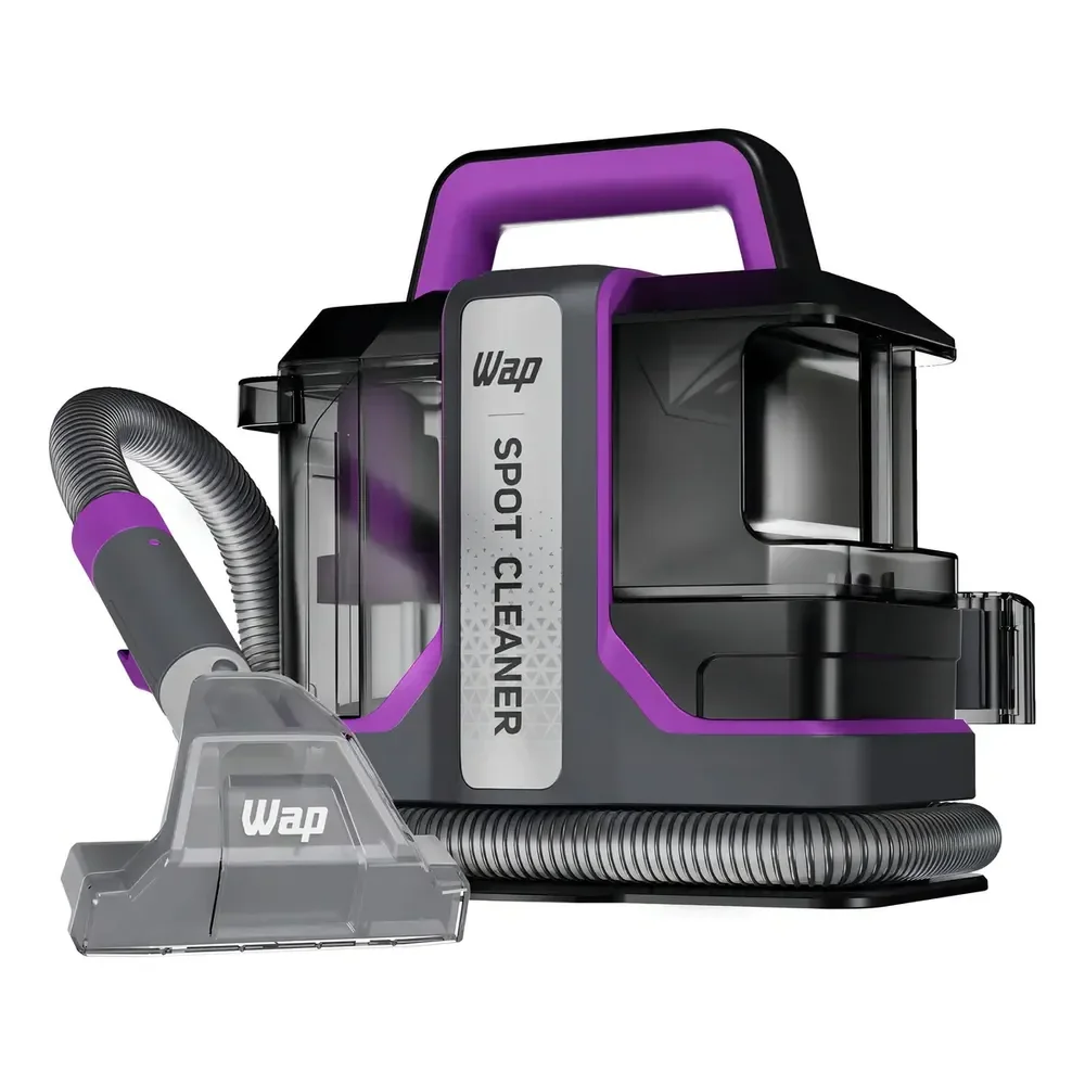 Extratora de Sujeira Portátil WAP Spot Cleaner W3 Borrifa Esfrega e Extrai 1450W de Potência e Bico de Autolimpeza