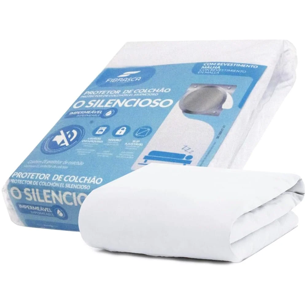 Fibrasca Protetor de Colchão Impermeável O SILENCIOSO – Queen – 160 x 200 cm
