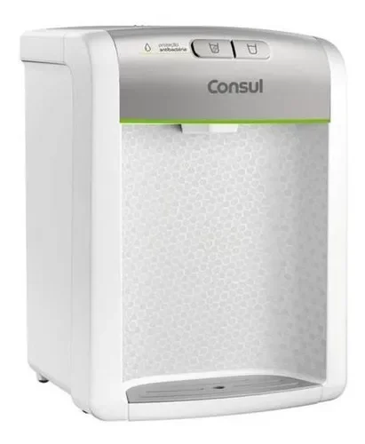 Purificador De Água Consul refrigerado Natural E Gelada com proteção antibactérias Bivolt Consul Branco - CPB34ASVNA