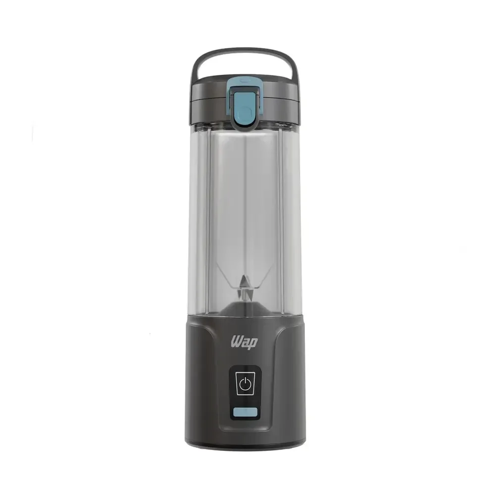 Liquidificador Portátil Wap Blender Move 500ml Sem Fio Cinza 127/220v