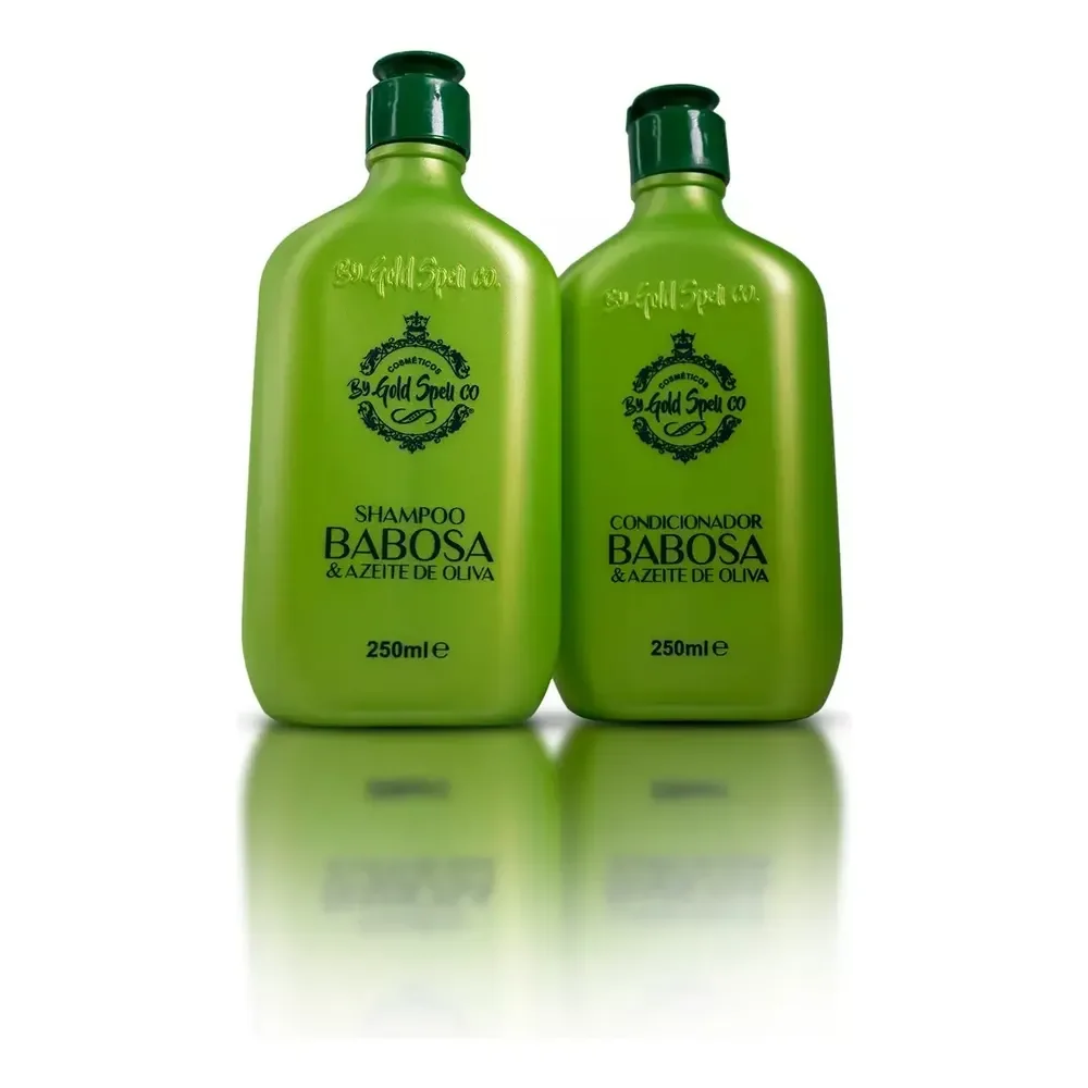 Kit Shampoo E Cond Babosa Azeite Oliva Gold Spell