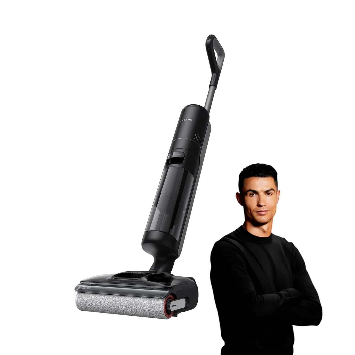 Dreame H60 GT, Aspirador Vertical Sem Fio Seco e Úmido, Sucção 21kPa, Manuseio Leve, 0 Emaranhados, Reclinável 180°, Limpeza com Escova Dupla, Lavagem Quente 90°C, Limpeza com Água Fresca, 220V-240V