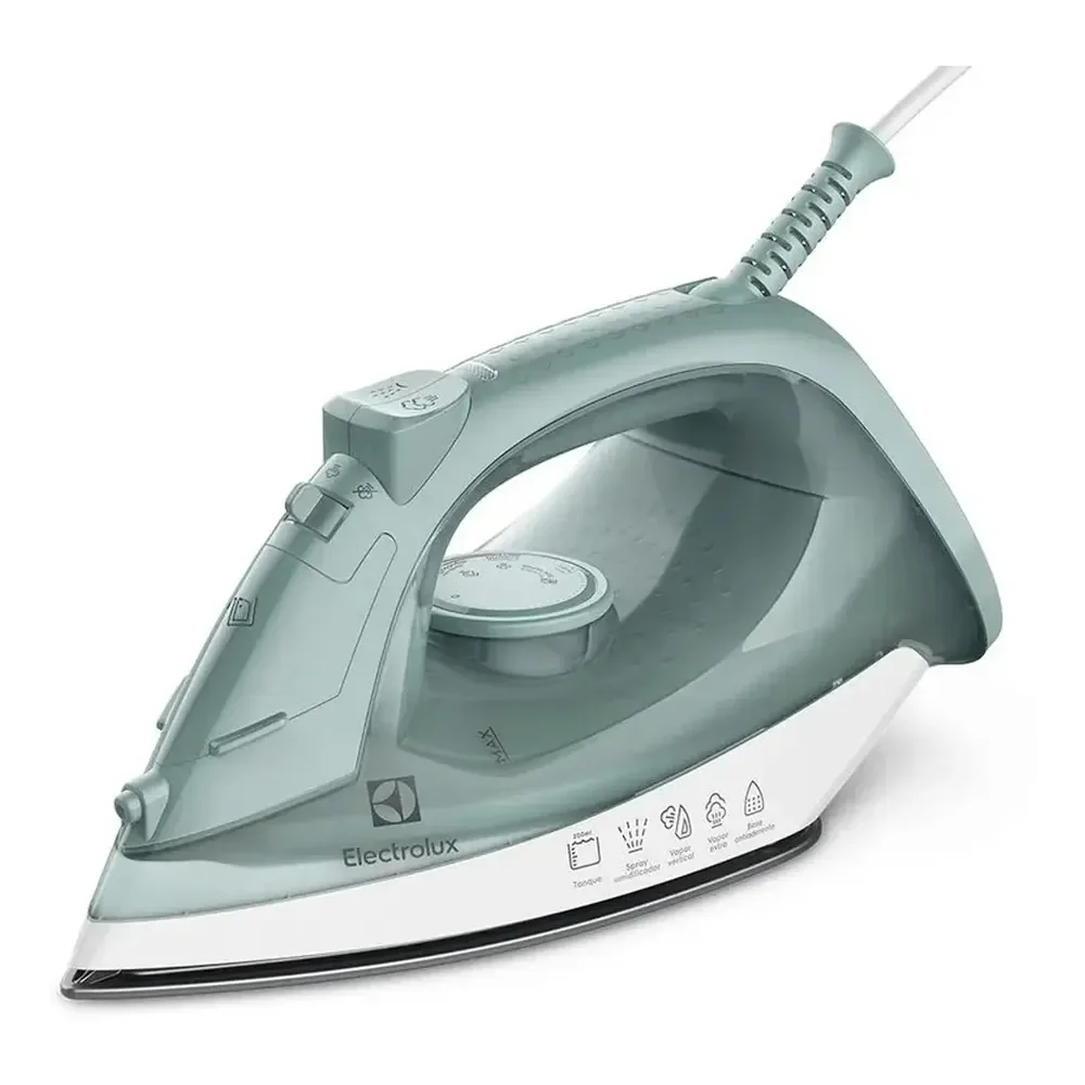 Ferro de Passar Seco/Vapor Electrolux Efficient Base antiaderente Vapor Vertical Extra 1200W ESI11