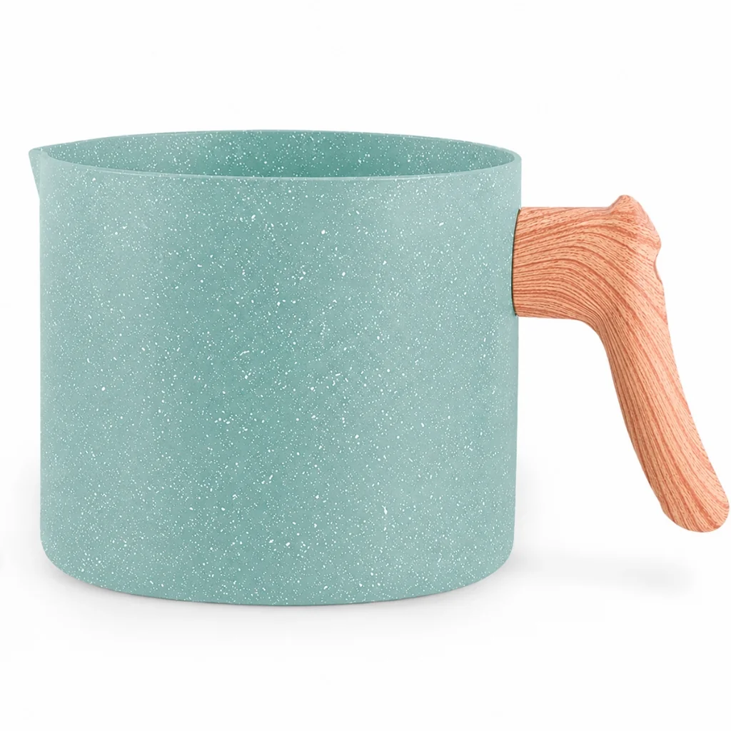 Fervedor 14cm 1,75L Brinox Ceramic Life Botanika Fundo Triplo Antiaderente Indução Verde