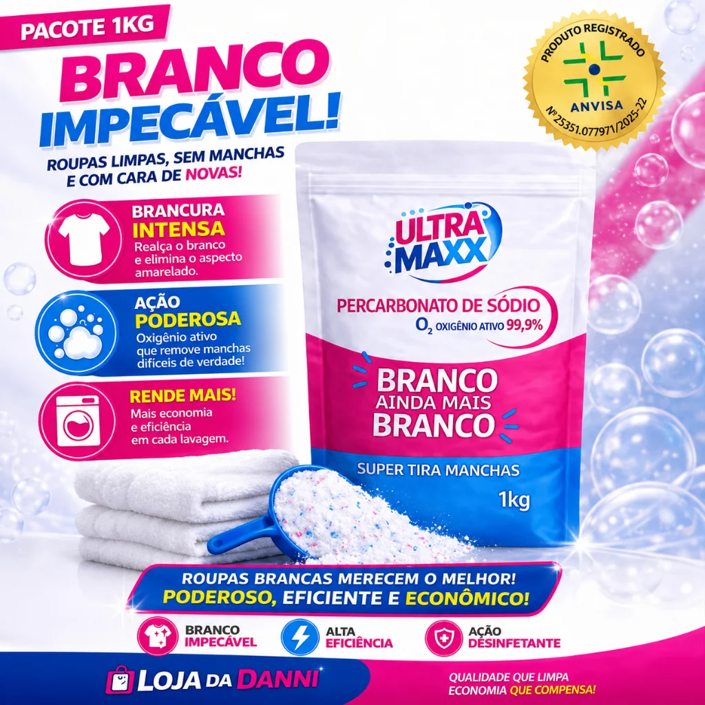 Percarbonato de sódio 99% pureza 1kg
