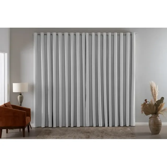 Cortina Blackout 3x2,5 Escurece Retém O Calor 100%