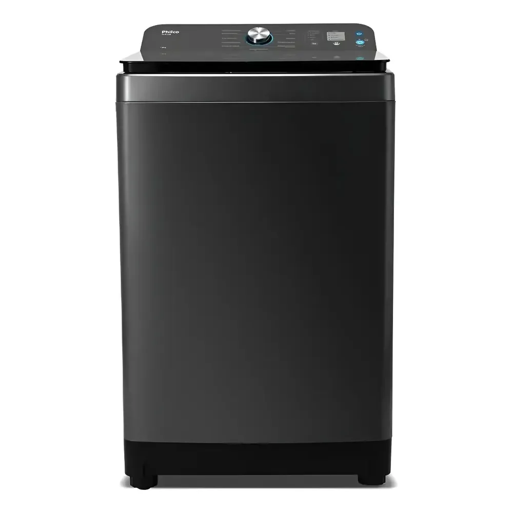 Máquina De Lavar 14kg Philco Preto 12 Programas 127v 127v Titânio