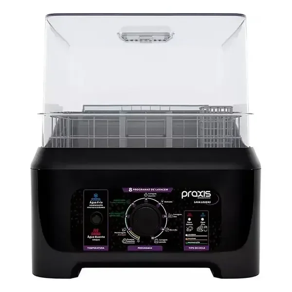 Lava Louças Praxis Portátil Llpp Semi-automática Preto 127v