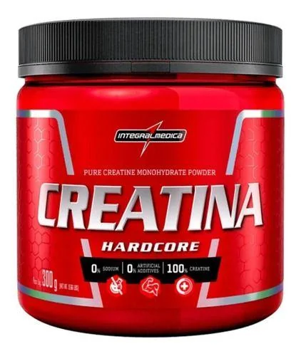 Creatina 300g Integral medica Hadcore Monohidratada Pura - Integralmédica
