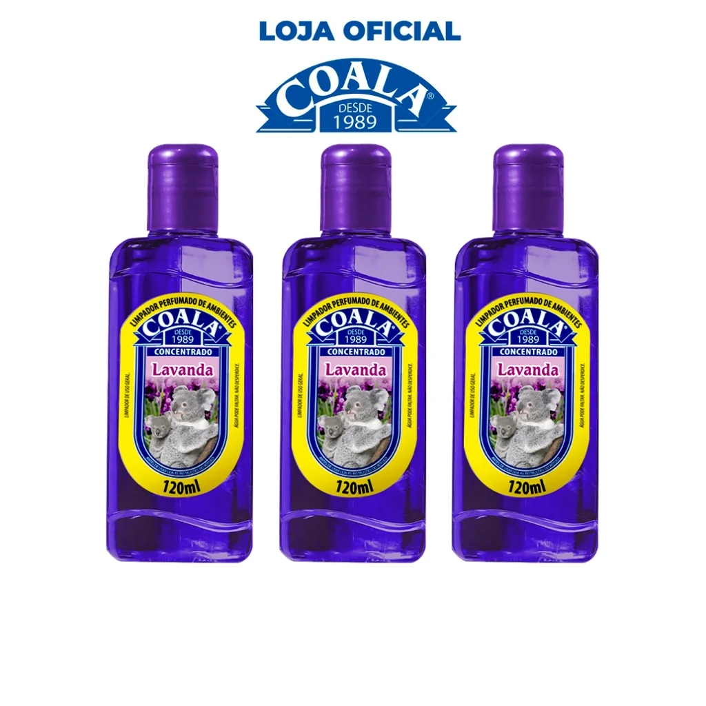 🛍️ Combo 3  Limpadores Coala Lavanda  120 ml