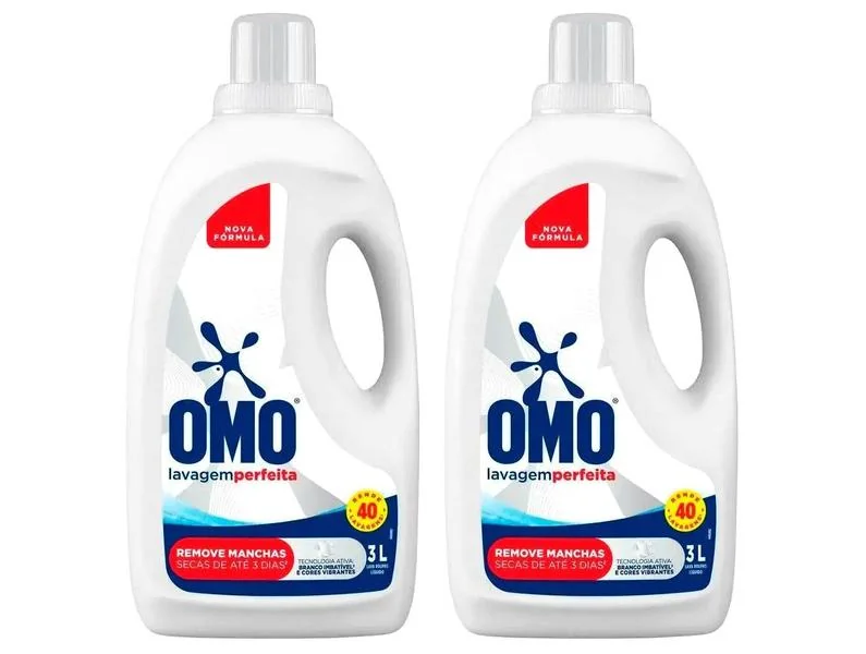 Kit Sabão Líquido Omo Lavagem Perfeita