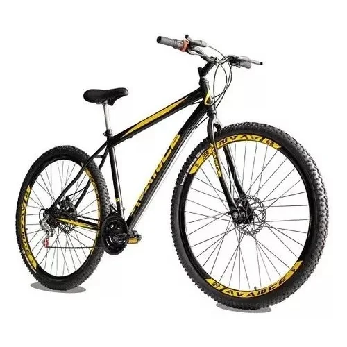 Bicicleta Bike avance MTb Aro 29 Urban Aço 21v Freio a Disco - Tam. 17