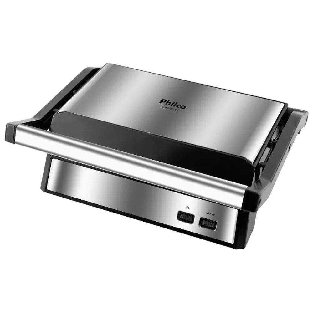 🧡 Grill e Sanduicheira PGR21PI em Aço Inox Philco
