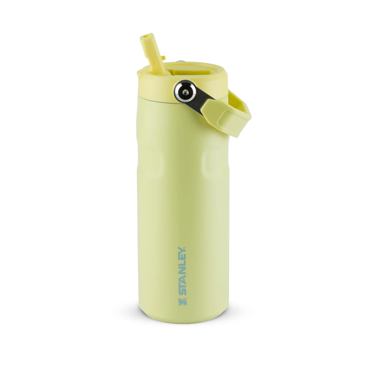 Stanley - Garrafa de Água Aerolight Flip Straw, Canudo Integrado, Abertura Grande, Aço Inoxidável Leve, 473ml Pomelo