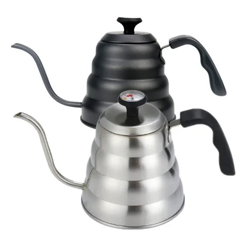 Chaleira Bico De Ganso Fino Barista Cafe C/ Termôtro 1.2 L