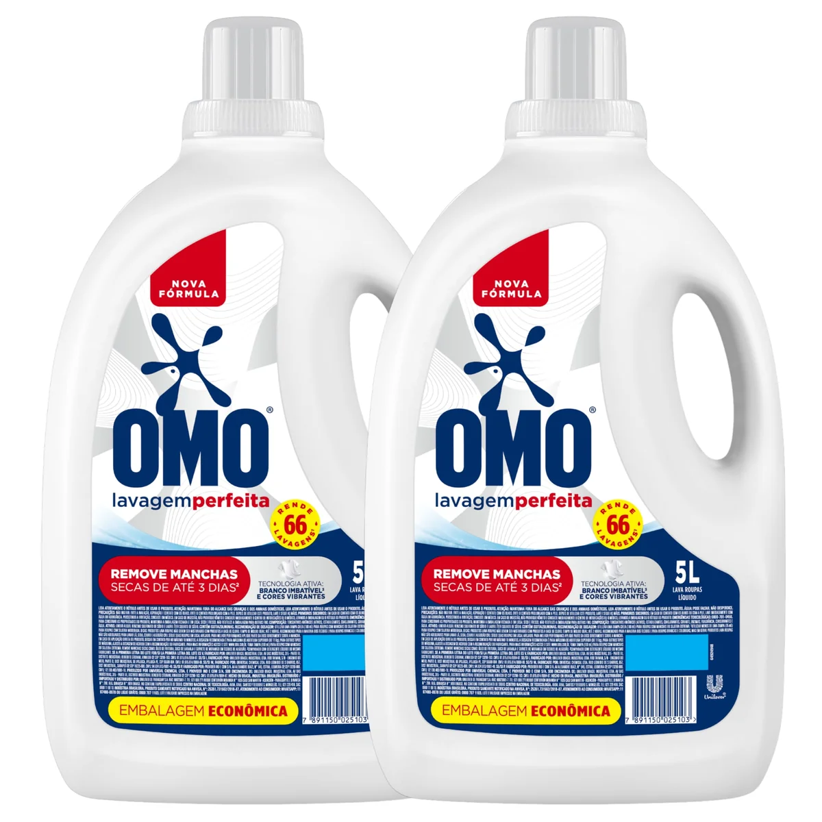 Omo Sabão Líquido Lavagem Perfeita 2x5L