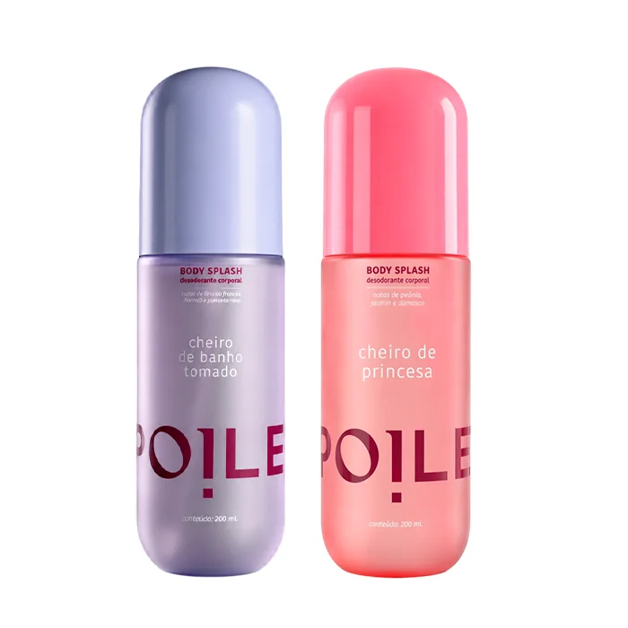 Kit Delicados: Body Splashes Princesa + Banho Tomado - Spoiler
