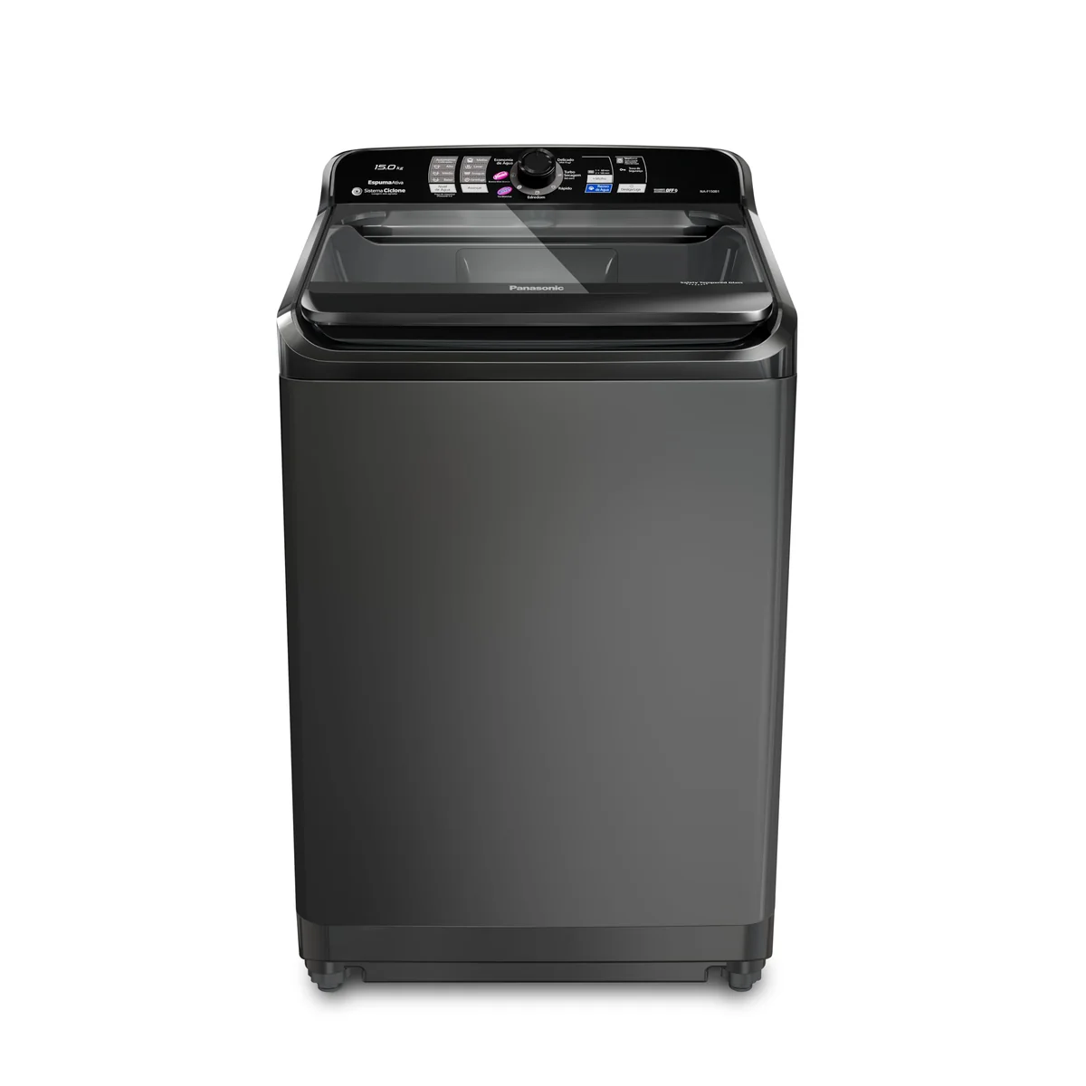 Máquina de Lavar Panasonic 15kg Titânio 127v NA-F150B1T