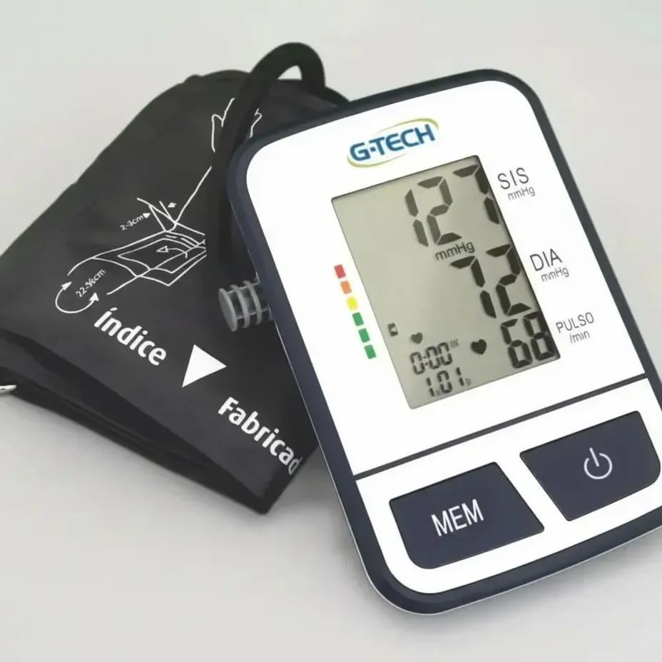 Aparelho Medidor De Pressão Digital De Braço Bsp11 G-tech Branco