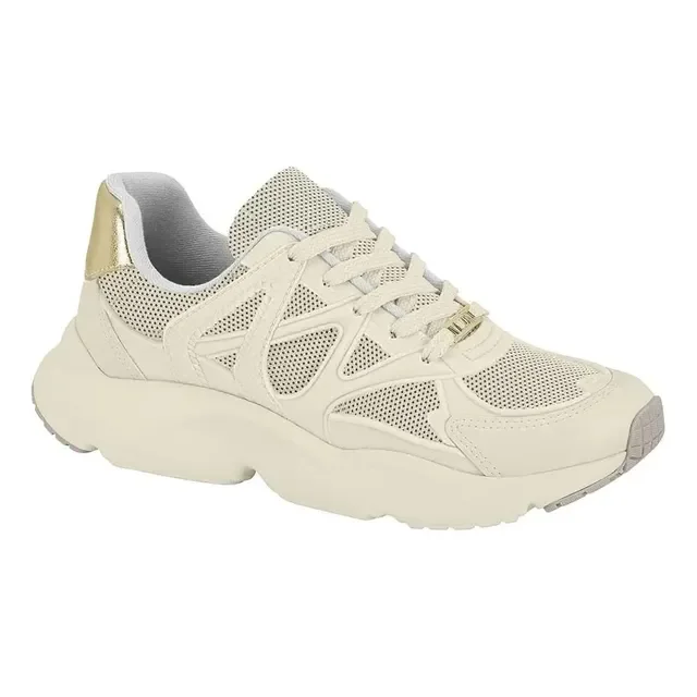 Tênis Vizzano Feminino Off White Leve Academia 1440.107