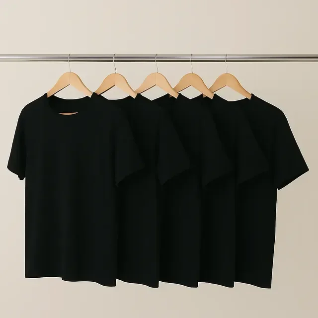 🛍️Kit 5 Camisetas Hering Masculina Basica Original Algodão