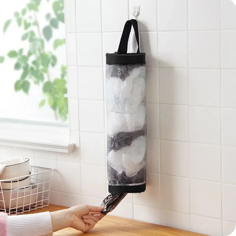 Distribuidor De Saco De Artigos Diversos Montado Na Parede-Bolsa De Armazenamento De Plástico De Malha Para Organização 