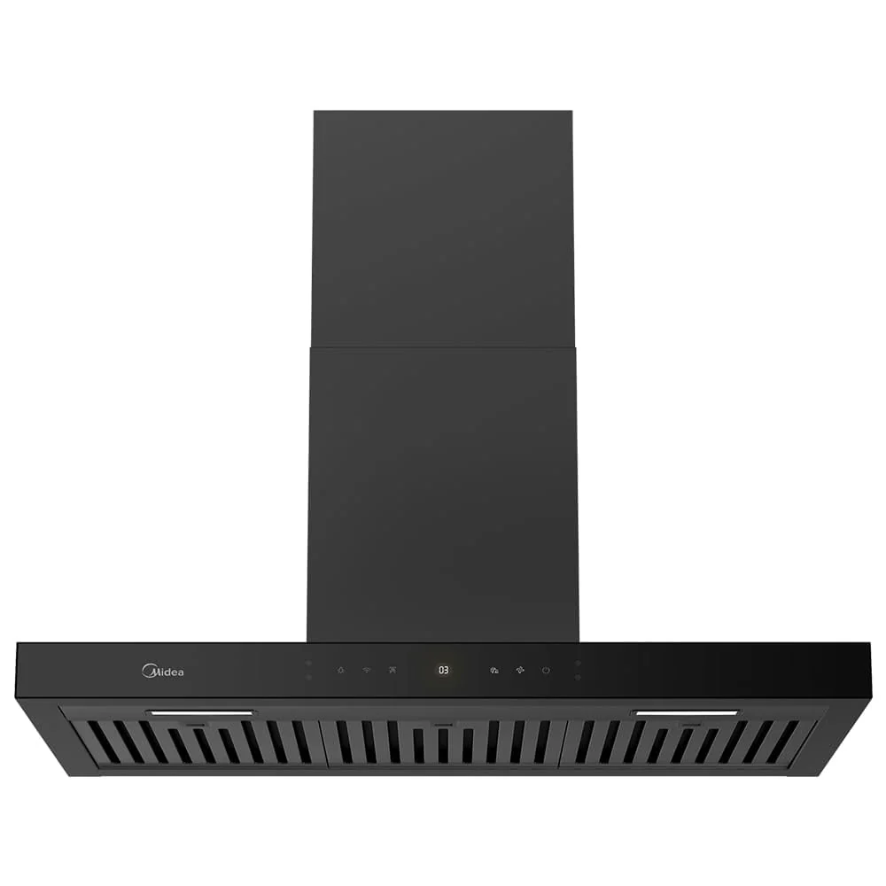 Coifa de Parede 90cm Black Inox Smart Pro Touch Midea (110V, Volts)