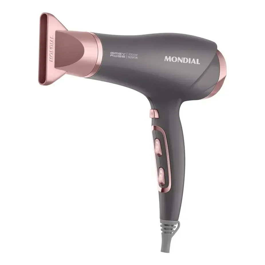 Secador De Cabelos Scn-11 2000w Grafite E Rosê Mondial Grafite-rosê 220v