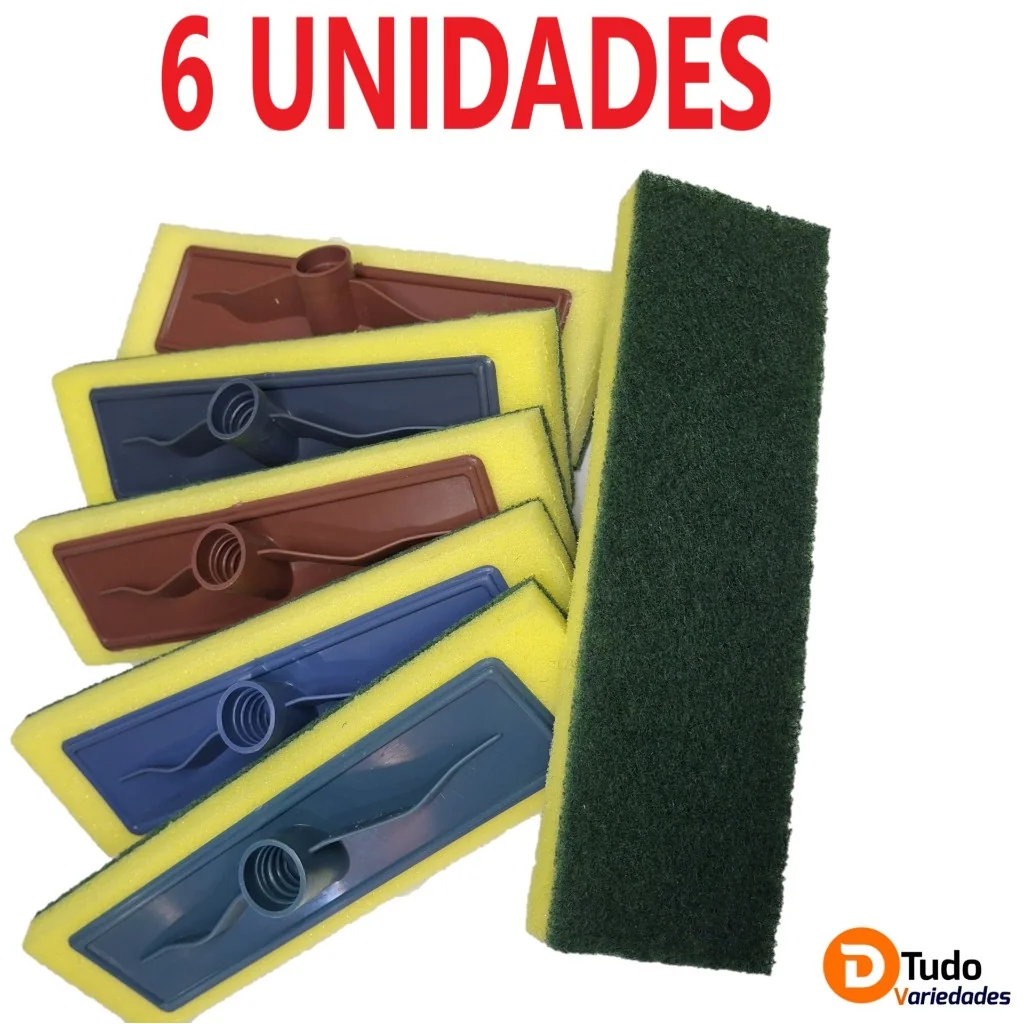 Kit 6 Unidades de Lava Azulejo, Rodo Abrasivo rodo de limpeza O MELHOR!