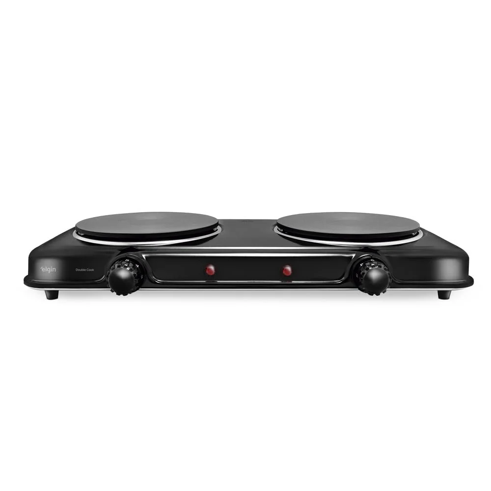 Fogão Elétrico Portátil Cooktop Elgin Double Cook 2 Bocas - 220V