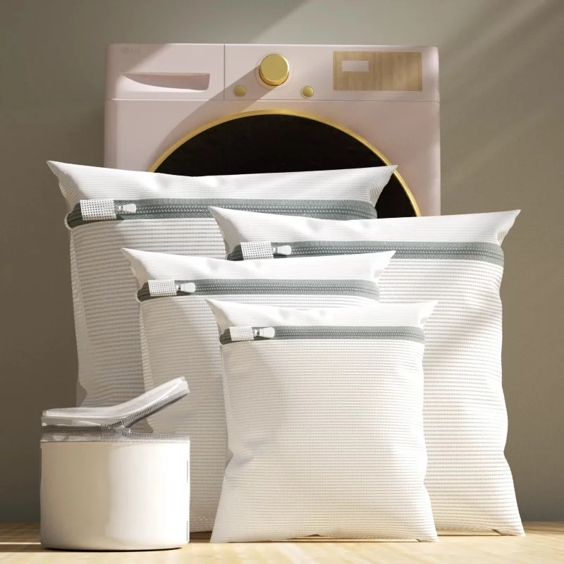 Kit 3/5/6 Saco Para Lavar Roupas Na Maquina Protetor de Lingerie e Delicados