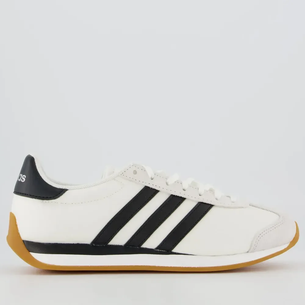 Tênis adidas Runvista Feminino Off White E Preto Branco - 38,0 Br