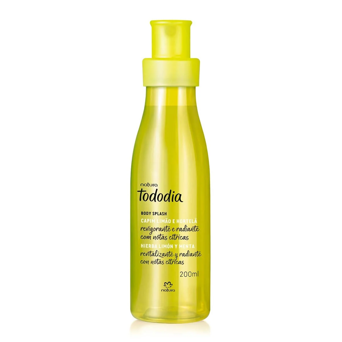 Body Splash Capim Limão e Hortelã Tododia 200 ml