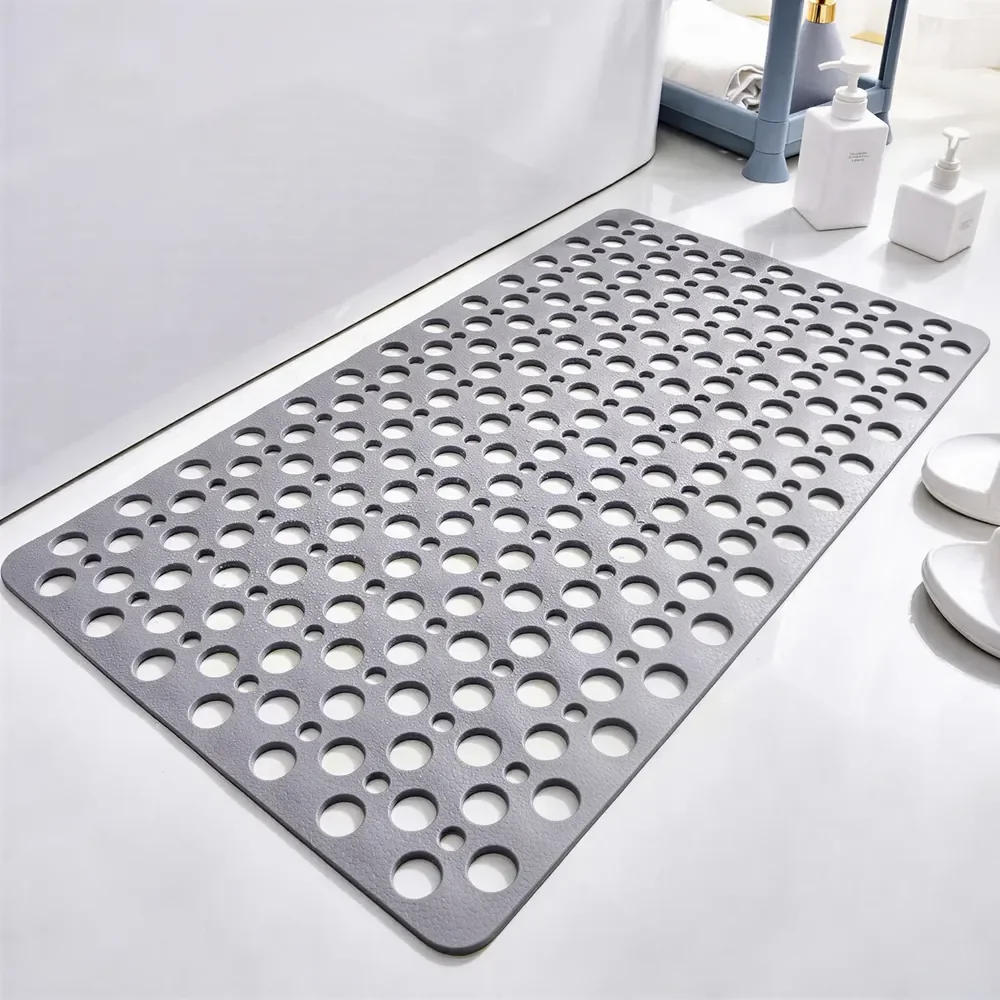 Tapete De Banho Antiderrapante 75x43 Cm Em Material Tpe